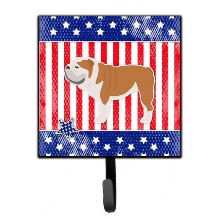 Micasa USA Patriotic English Bulldog Leash or Key Holder MI224156